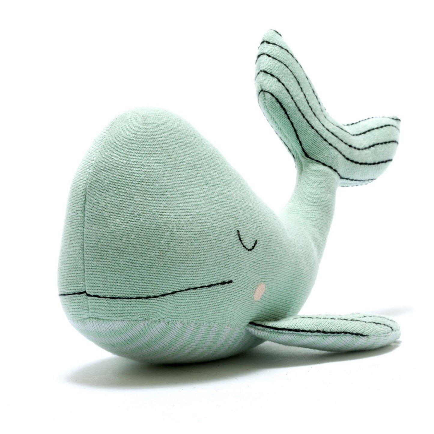 Closed Eyes Whale Soft Toy - The Baby Cot Shop, Chelsea