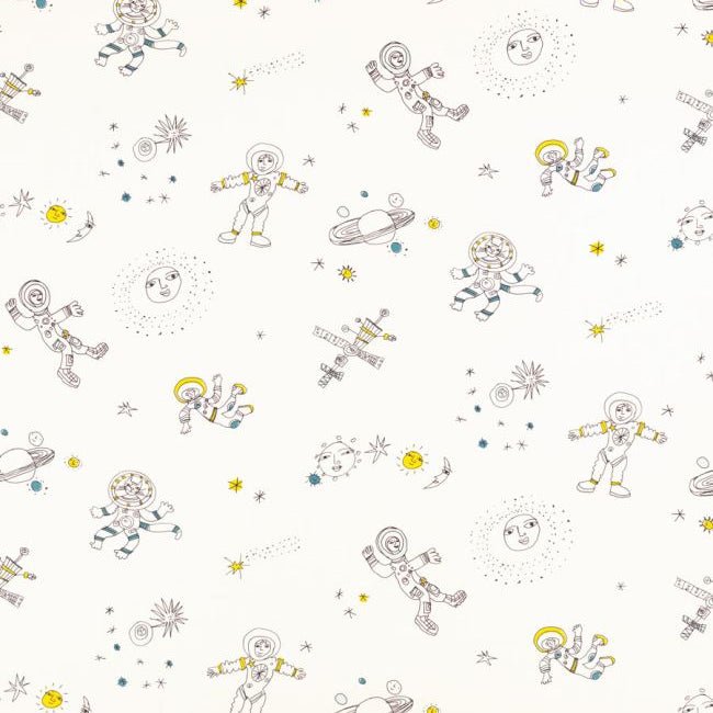 Cosmic Cats Fabric - The Baby Cot Shop, Chelsea