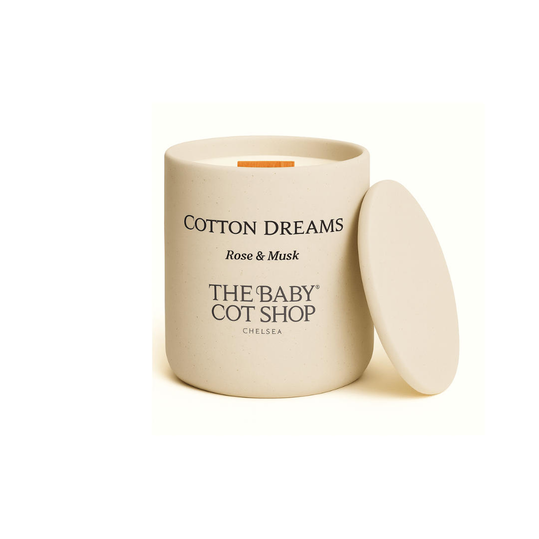 Cotton Dreams Candle - The Baby Cot Shop, Chelsea