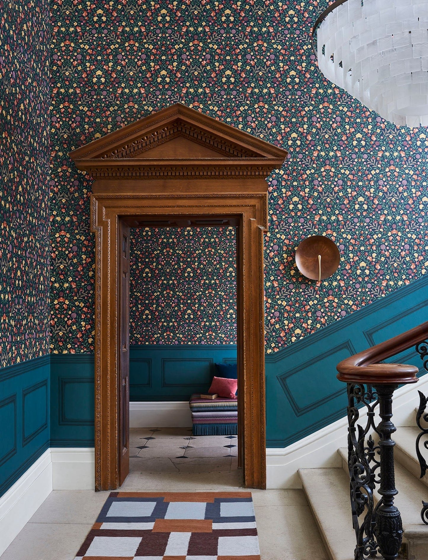 Court Embroidery Wallpaper - The Baby Cot Shop, Chelsea