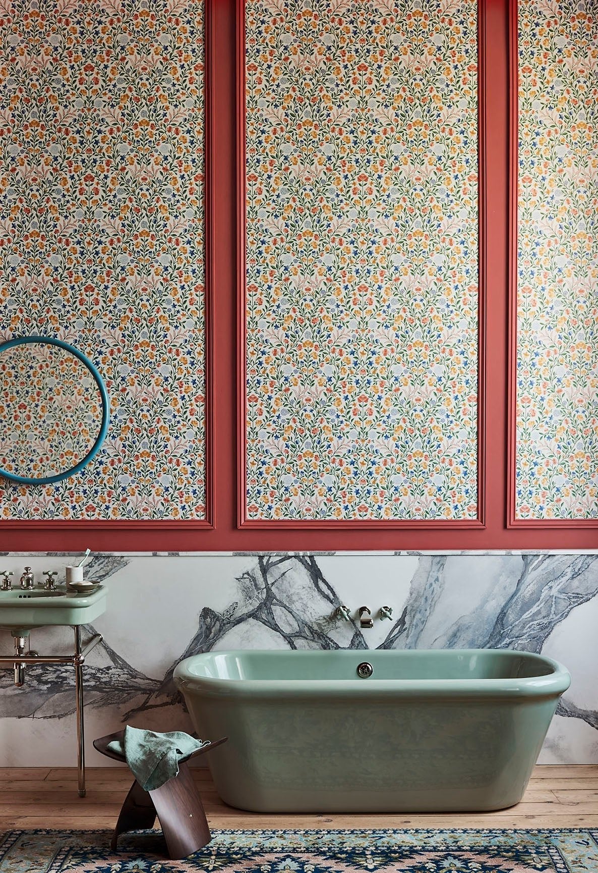 Court Embroidery Wallpaper - The Baby Cot Shop, Chelsea