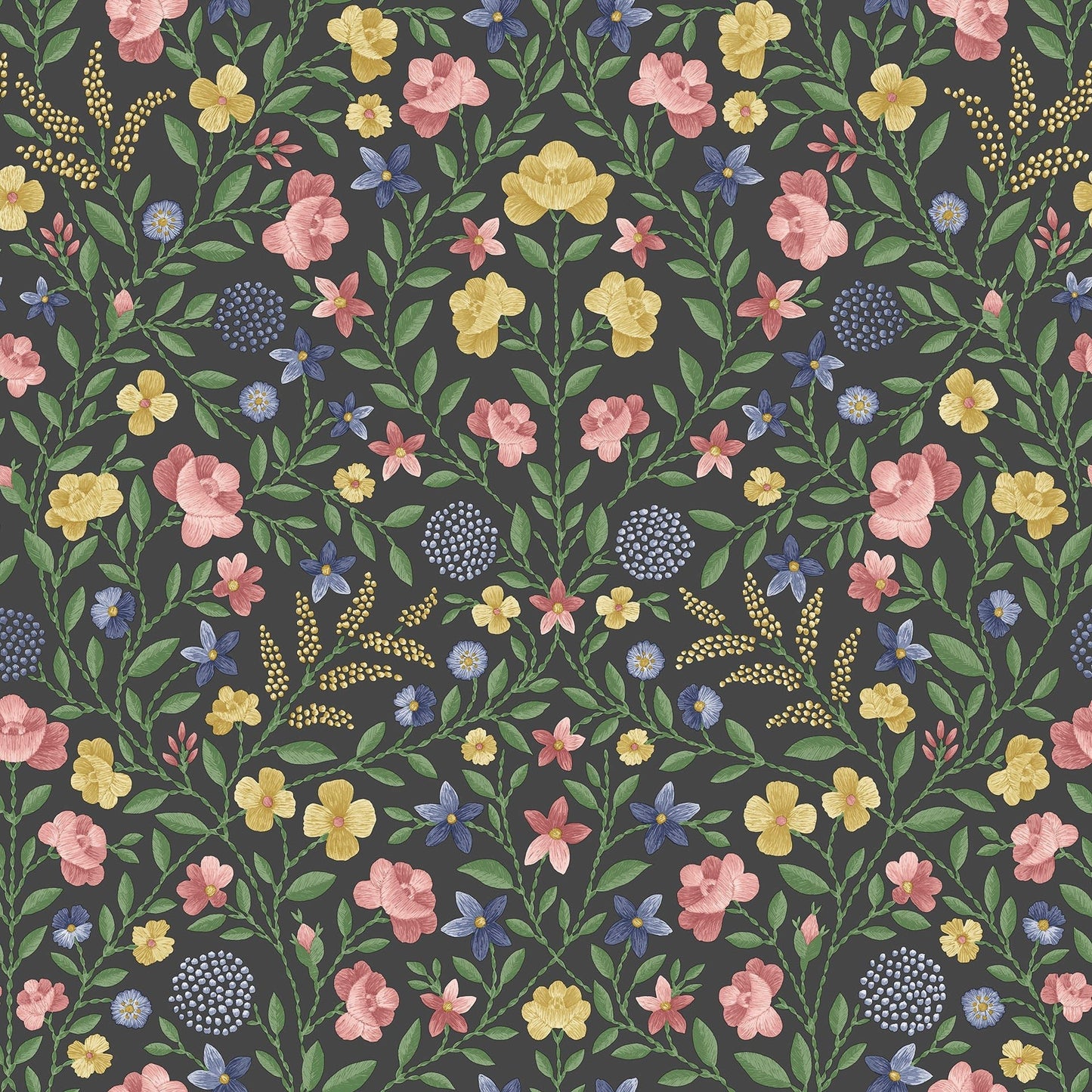 Court Embroidery Wallpaper - The Baby Cot Shop, Chelsea