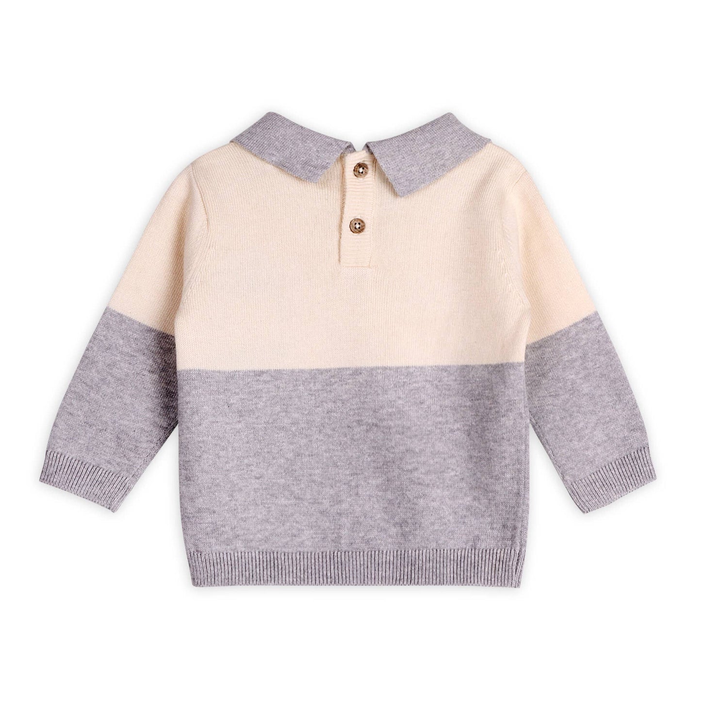 Cuddly Bear Applique Baby Sweater - The Baby Cot Shop, Chelsea