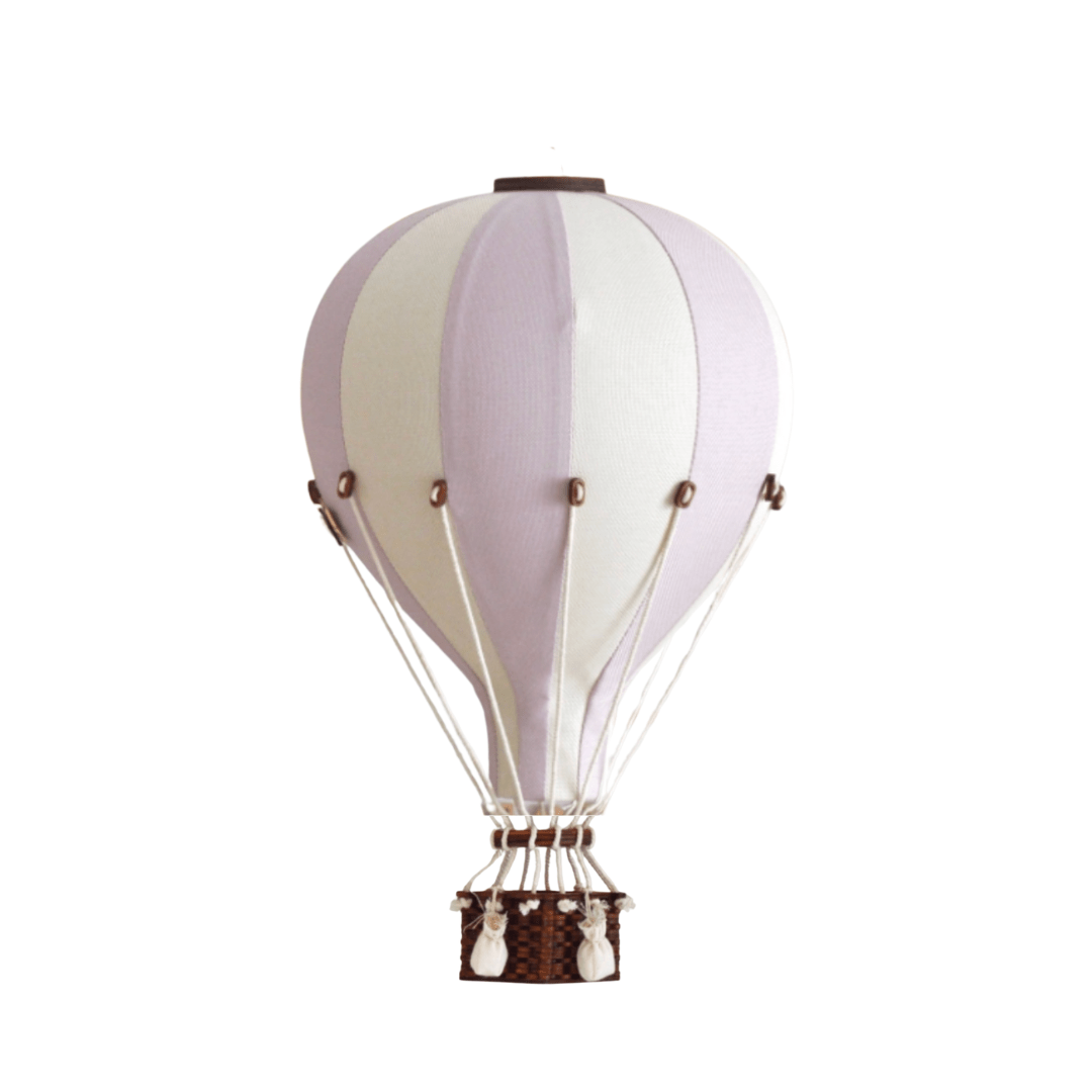 Dusty Pink & Cream Hot Air Balloon - The Baby Cot Shop, Chelsea