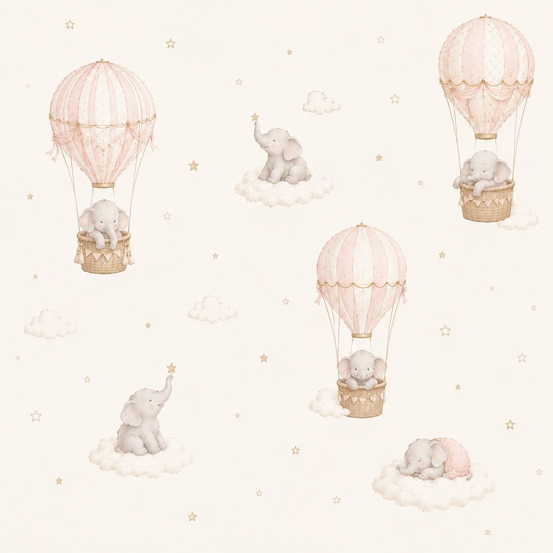 Eleanor's Adventure Wallpaper - Sand - The Baby Cot Shop, Chelsea