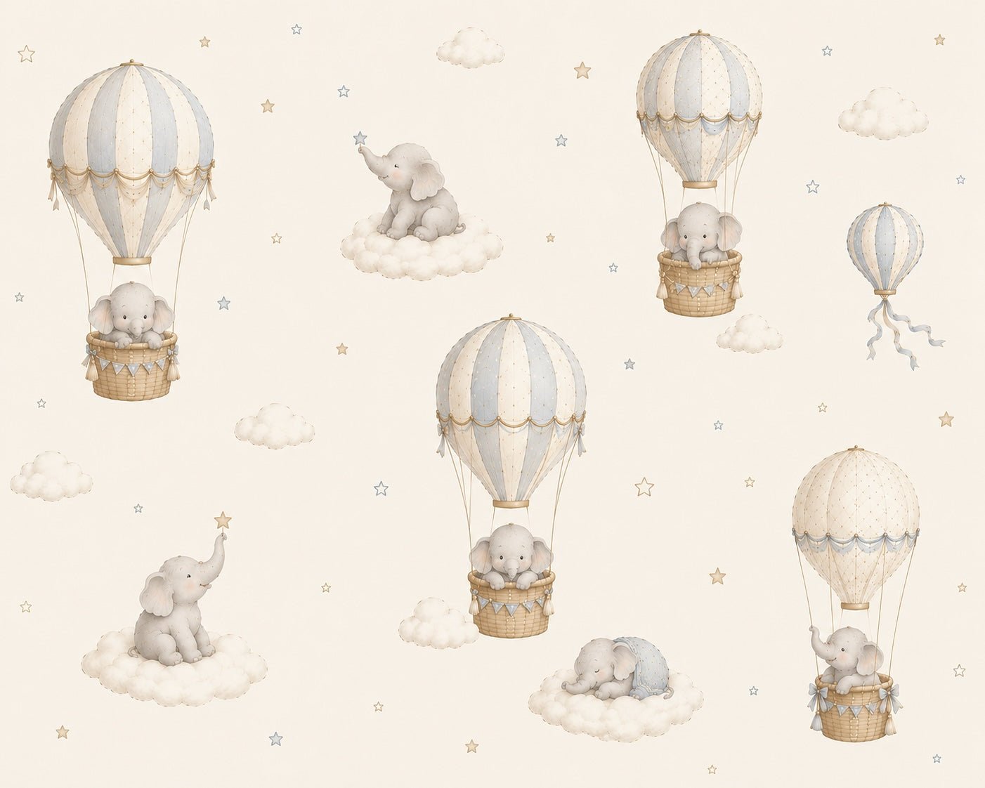 Eleanor's Adventure Wallpaper - Sand - The Baby Cot Shop, Chelsea