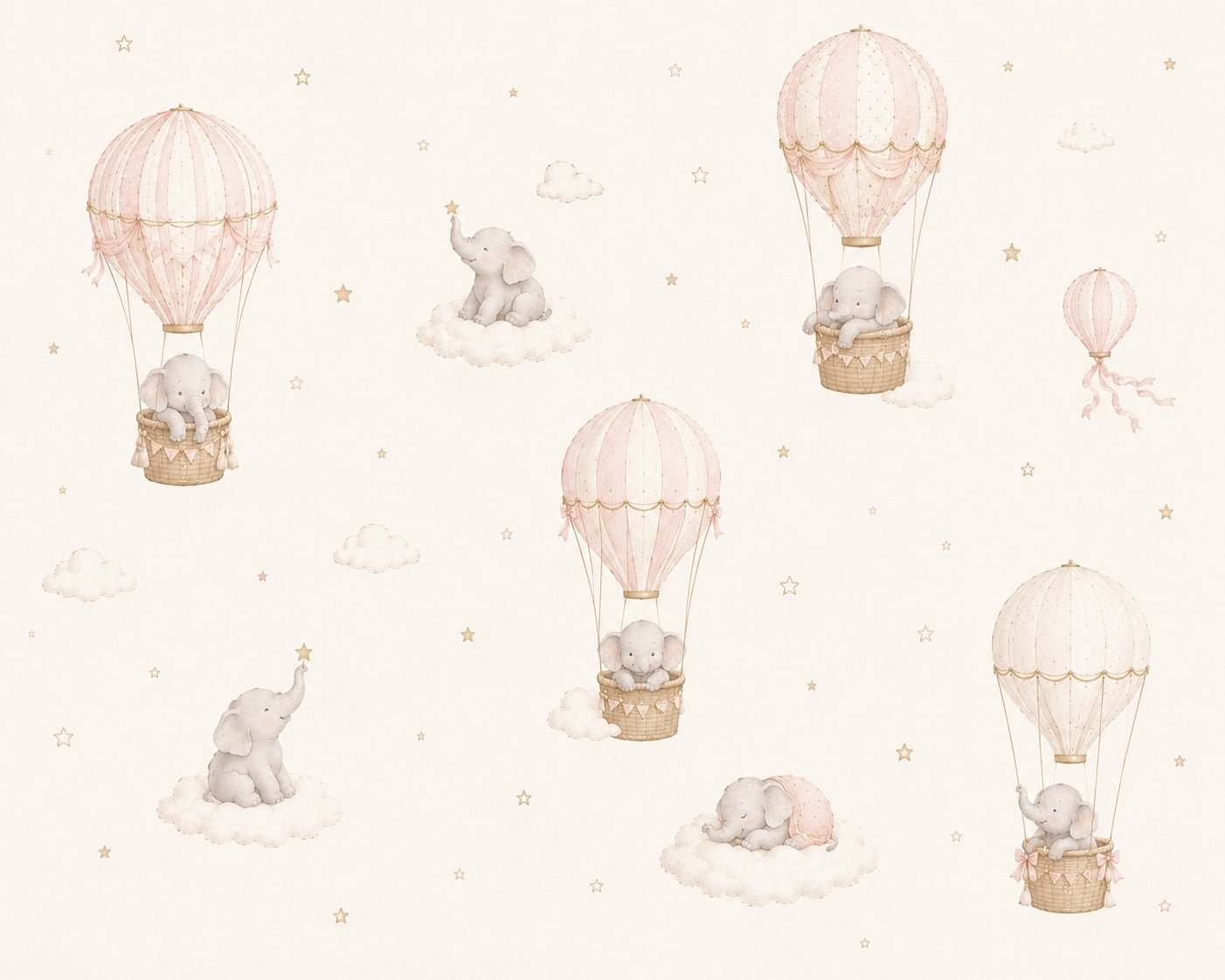 Eleanor's Adventure Wallpaper - Sand - The Baby Cot Shop, Chelsea