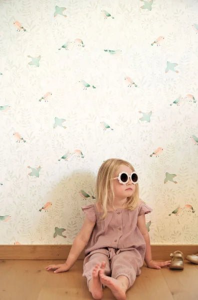 Flying Bird Wallpaper by Casadeco - The Baby Cot Shop, Chelsea