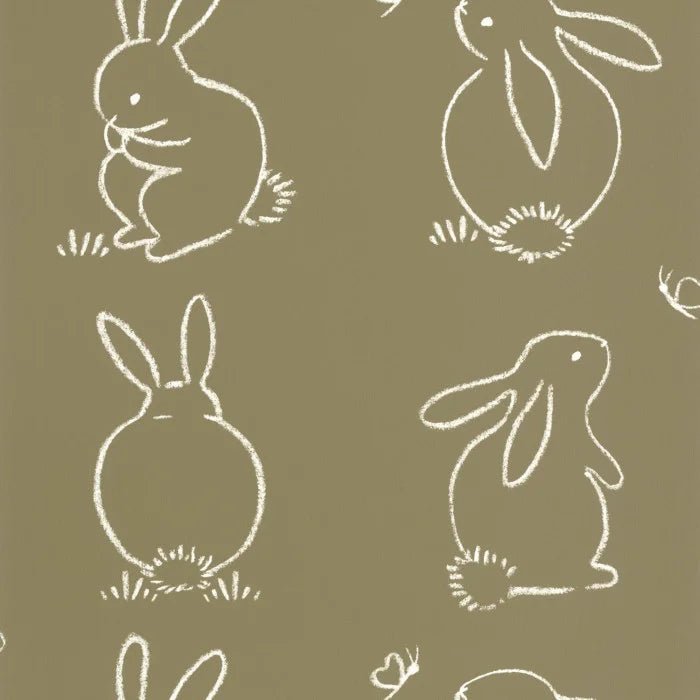 Funny Bunny Wallpaper by Casadeco - The Baby Cot Shop, Chelsea