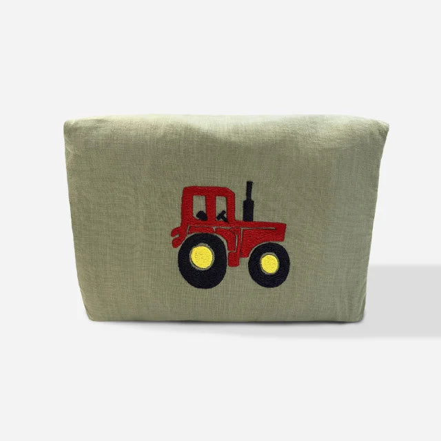 Green Tractor Everyday Bag | Baby Storage Pouch | Baby Wipe
