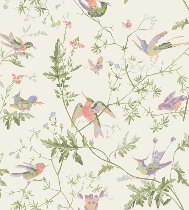 Hummingbirds Wallpaper - The Baby Cot Shop, Chelsea