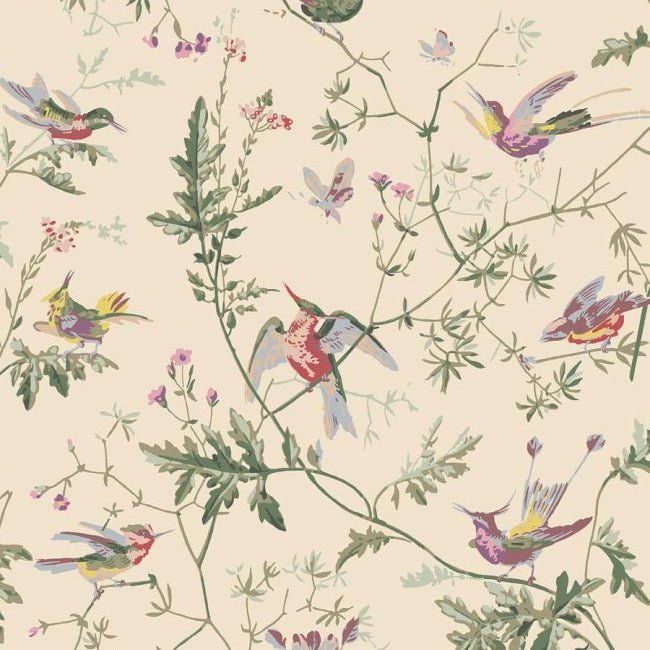 Hummingbirds Wallpaper - The Baby Cot Shop, Chelsea