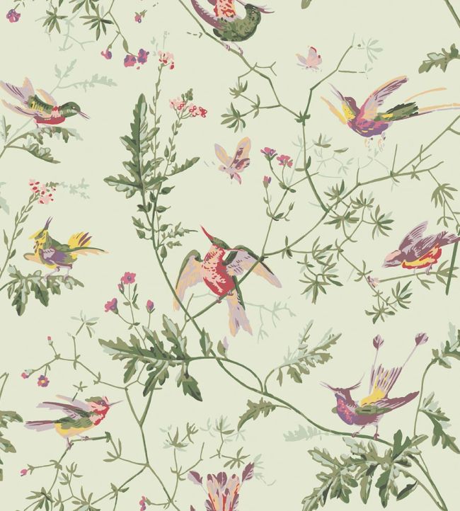 Hummingbirds Wallpaper - The Baby Cot Shop, Chelsea