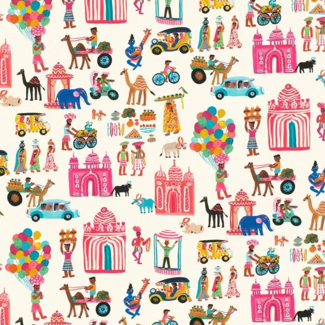 Hustle Bustle Fabric - The Baby Cot Shop, Chelsea