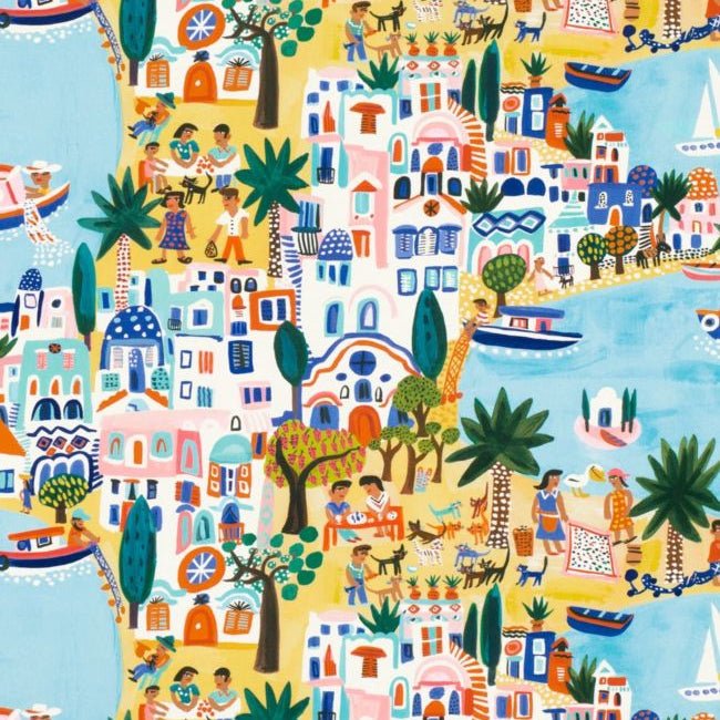 Island Hopping Fabric - The Baby Cot Shop, Chelsea