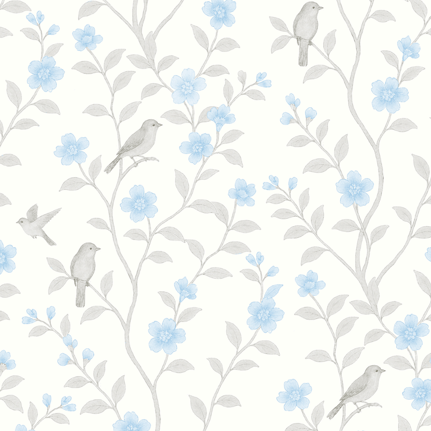 Kew Serenade Wallpaper - Lilac - The Baby Cot Shop, Chelsea
