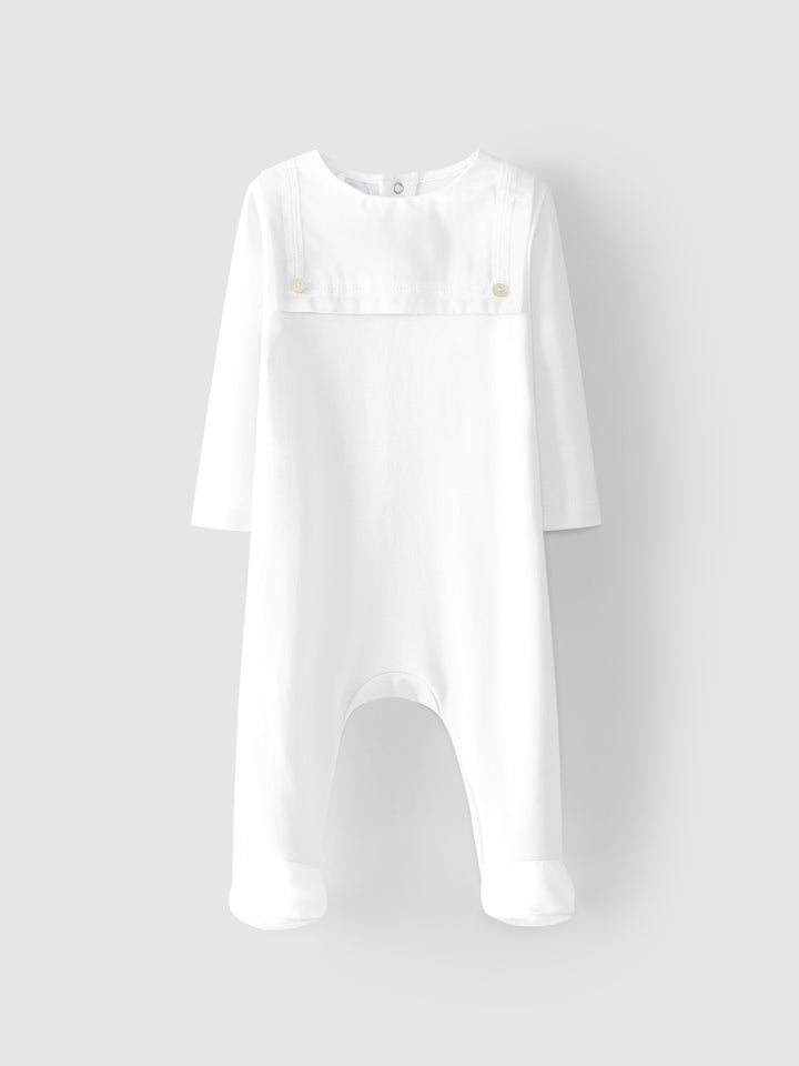 White  Luxury Babygrow 