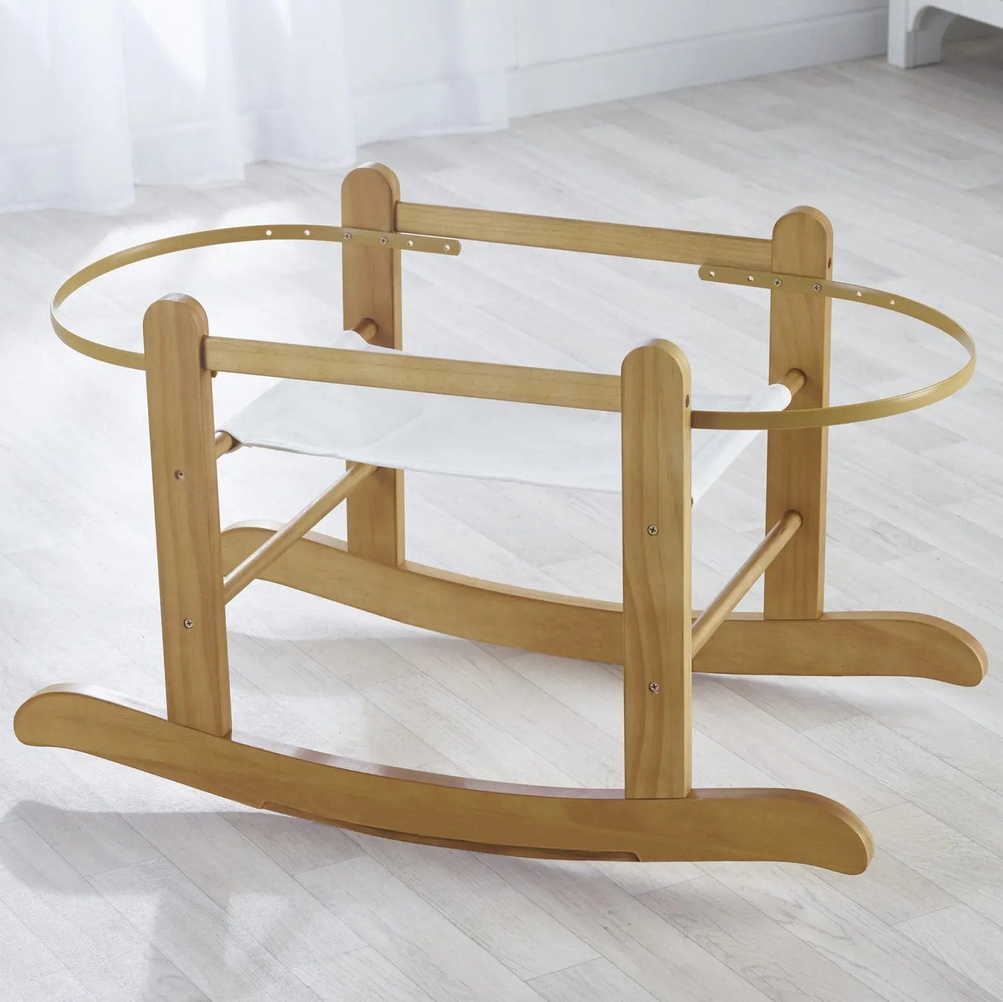 Moses Basket Stand - Natural - The Baby Cot Shop, Chelsea