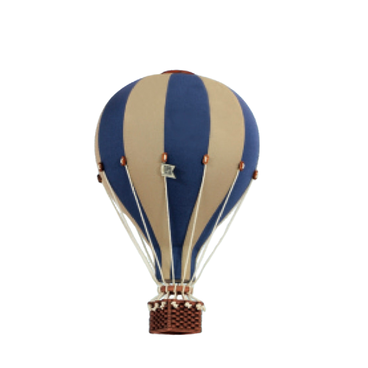 Navy Blue and Beige Decorative Hot Air Balloon (3 Sizes Available)