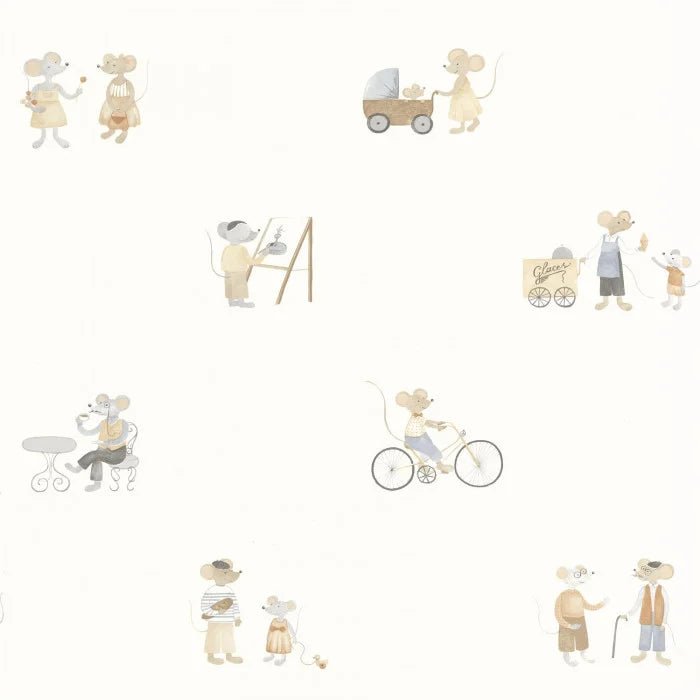 Neighbors Of The Village Wallpaper by Casadeco - The Baby Cot Shop, Chelsea
