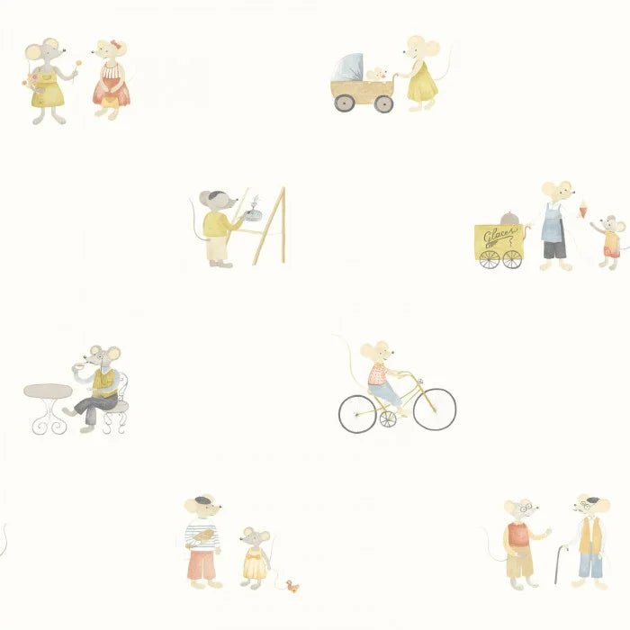 Neighbors Of The Village Wallpaper by Casadeco - The Baby Cot Shop, Chelsea