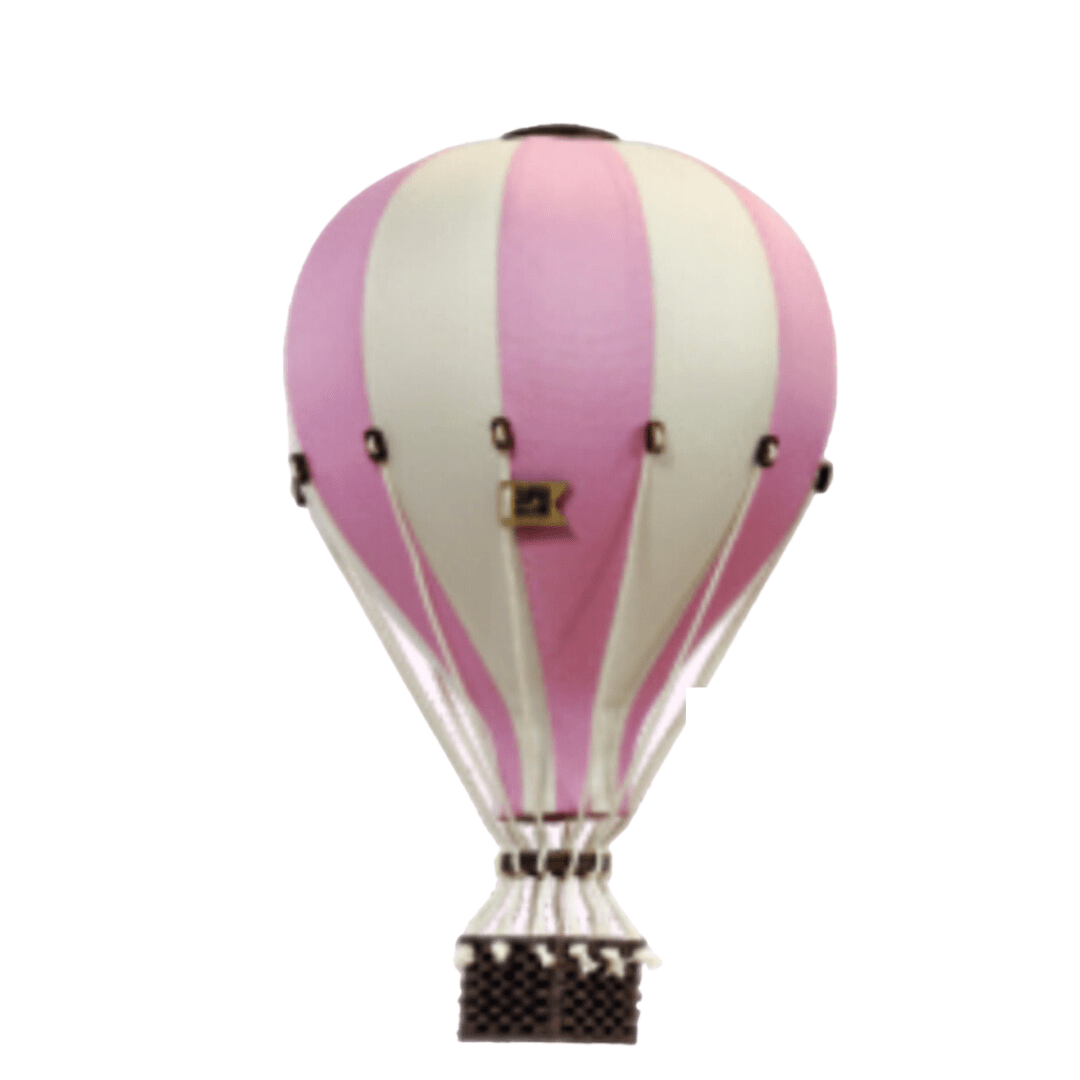 Pink and Beige Decorative Hot Air Balloon (3 Sizes) - The Baby Cot Shop, Chelsea