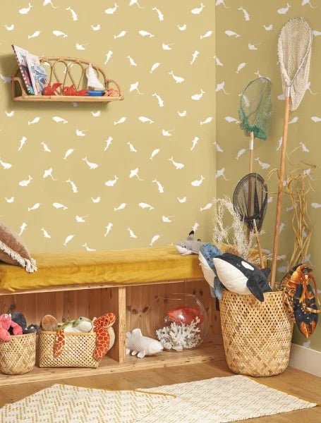 Poetic Sea Wallpaper by Casadeco - The Baby Cot Shop, Chelsea