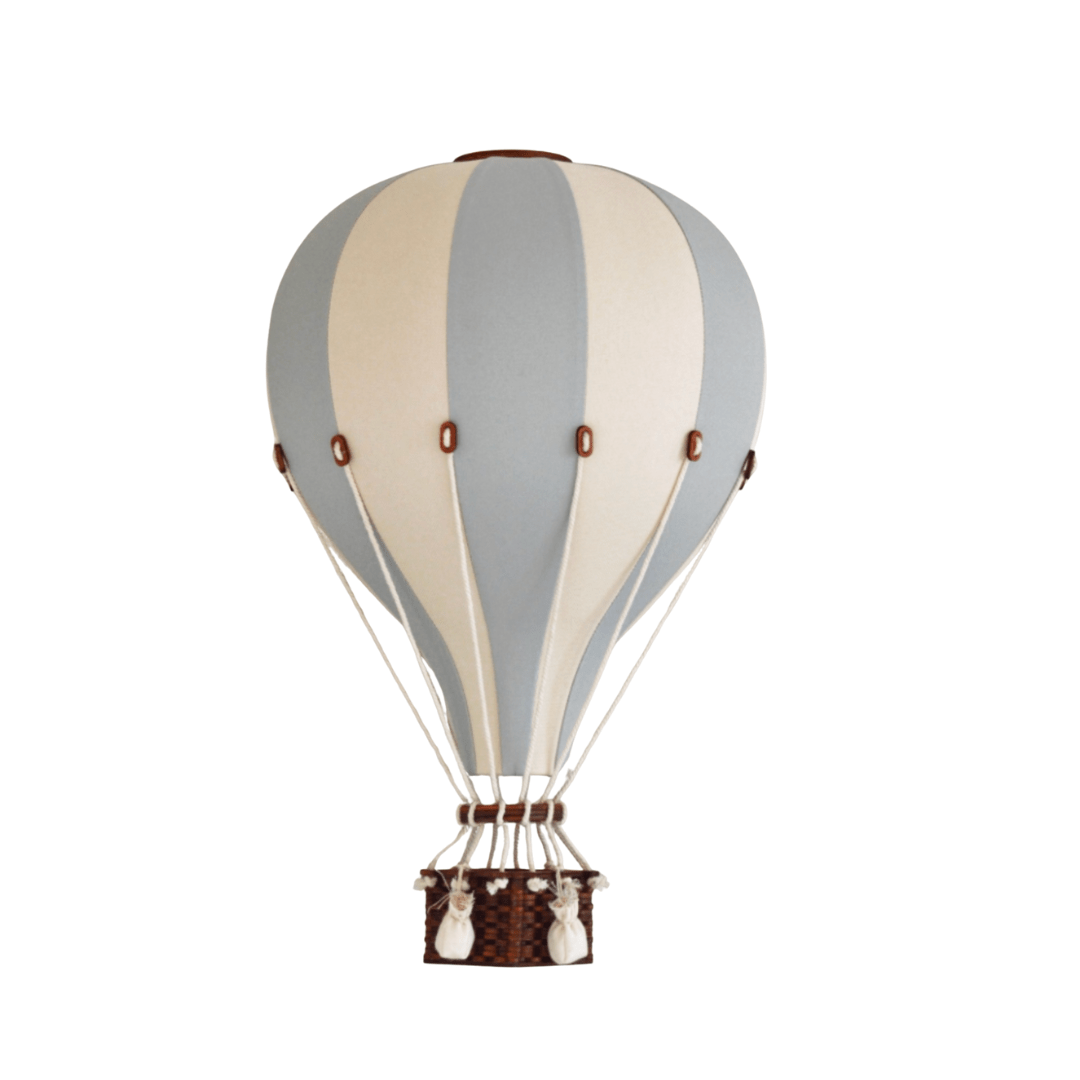 Powder Blue & Cream Hot Air Balloon - The Baby Cot Shop, Chelsea
