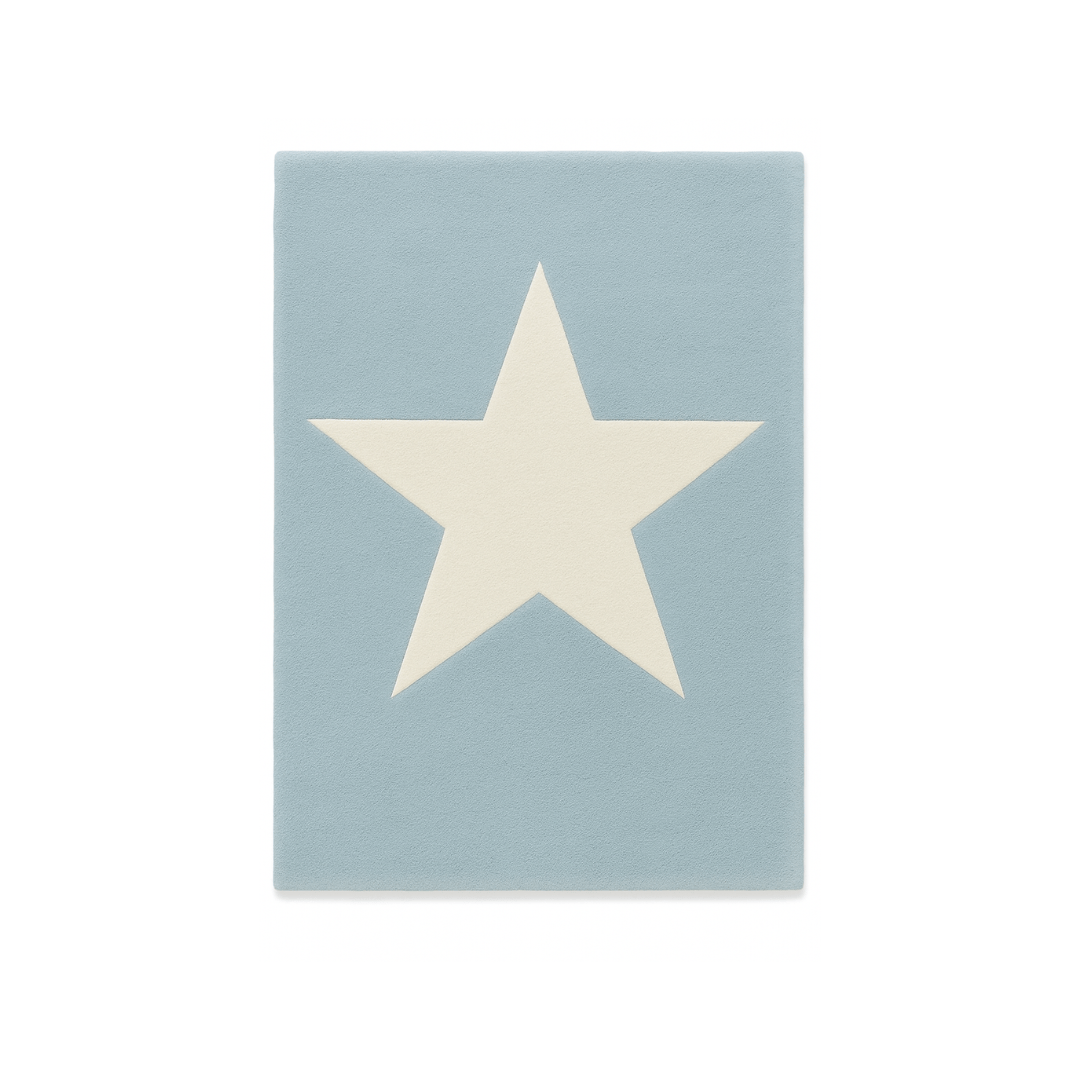 Star Rug in Powder Blue - The Baby Cot Shop, Chelsea