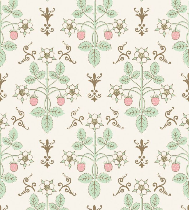 Strawberry Wallpaper - The Baby Cot Shop, Chelsea