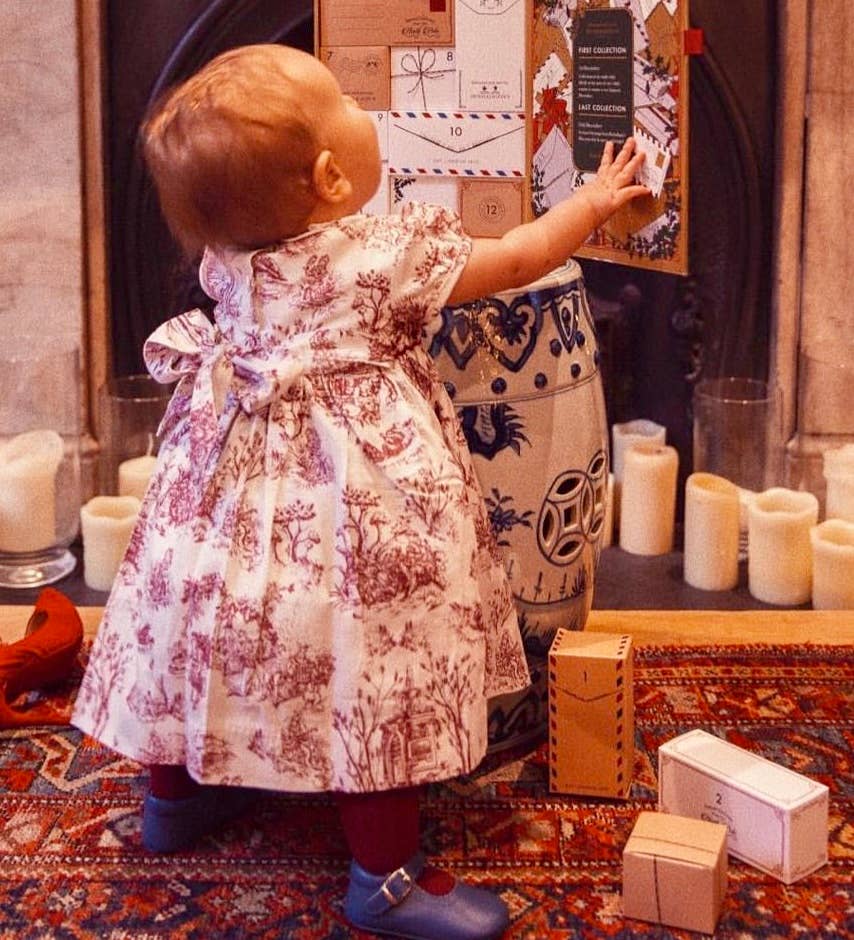 Toile de Jouy Smocked Dress - The Baby Cot Shop, Chelsea