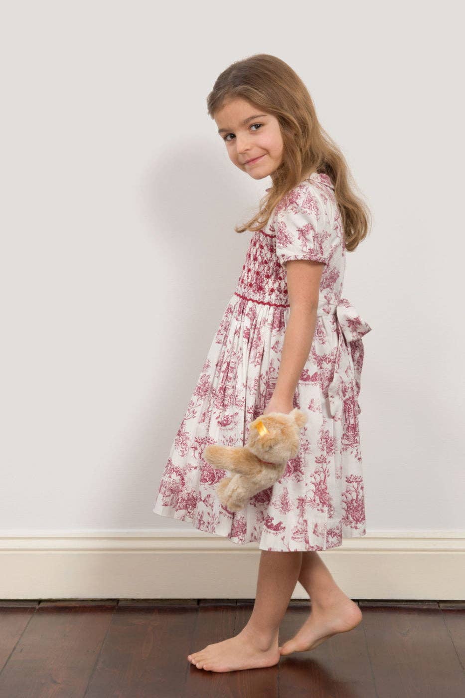 Toile de Jouy Smocked Dress - The Baby Cot Shop, Chelsea