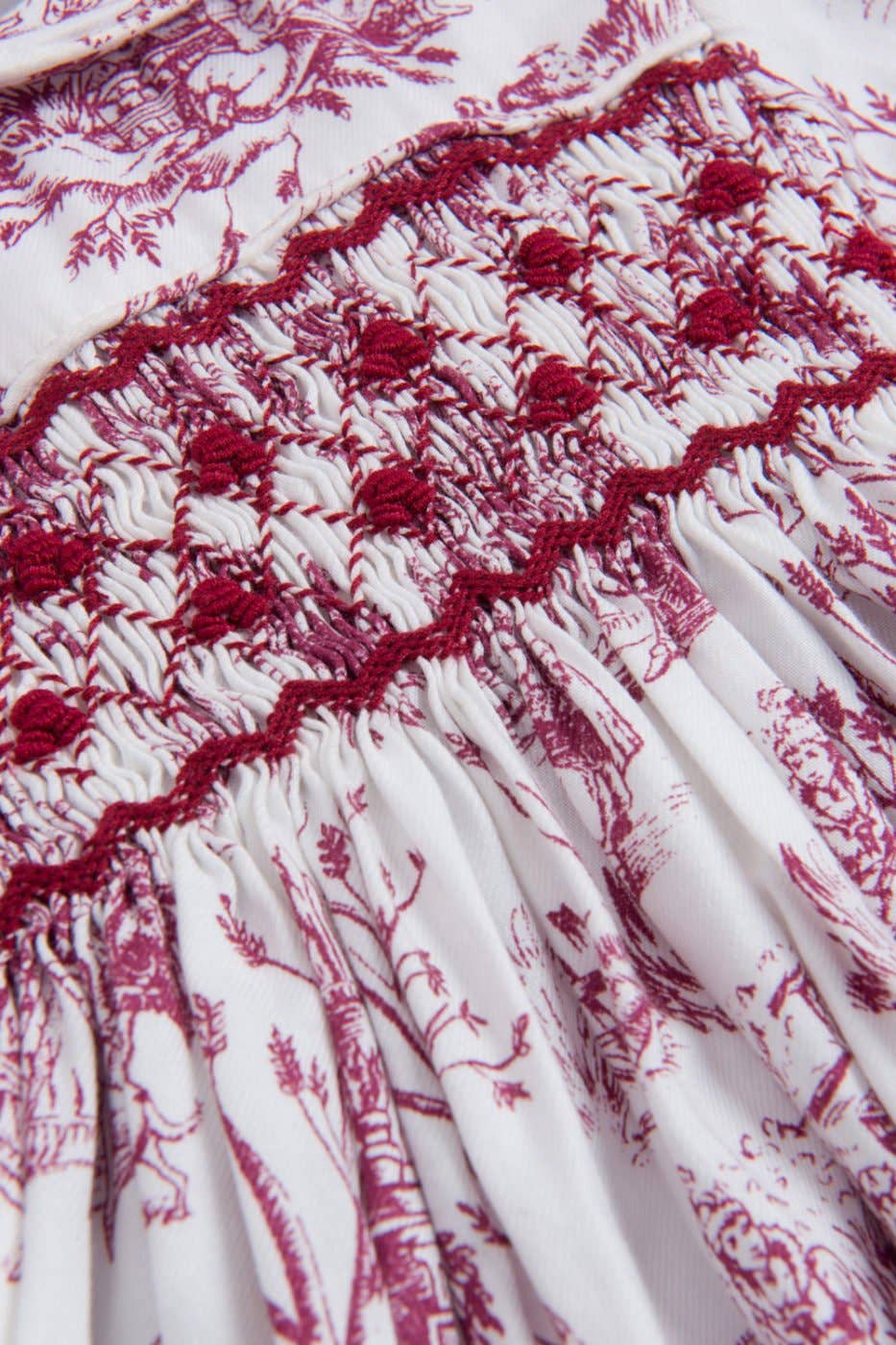 Toile de Jouy Smocked Dress - The Baby Cot Shop, Chelsea