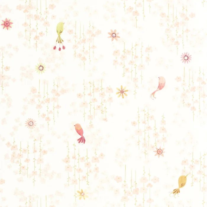 Tropical Birds Wallpaper by Casadeco - The Baby Cot Shop, Chelsea
