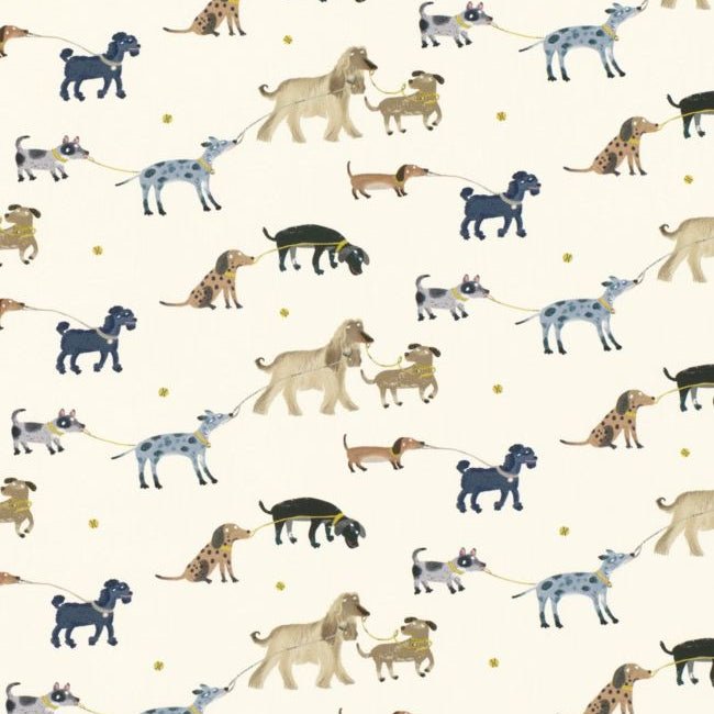 Walkies Fabric - The Baby Cot Shop, Chelsea