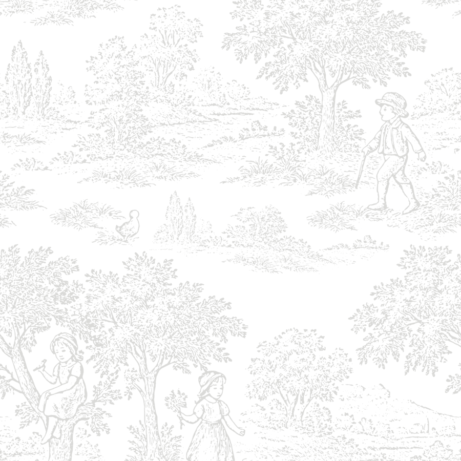 Whispering Meadow - Toile de Jouy Wallpaper - The Baby Cot Shop, Chelsea