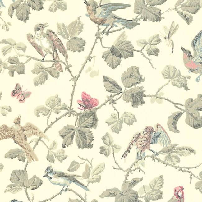 Winter Birds Wallpaper - The Baby Cot Shop, Chelsea
