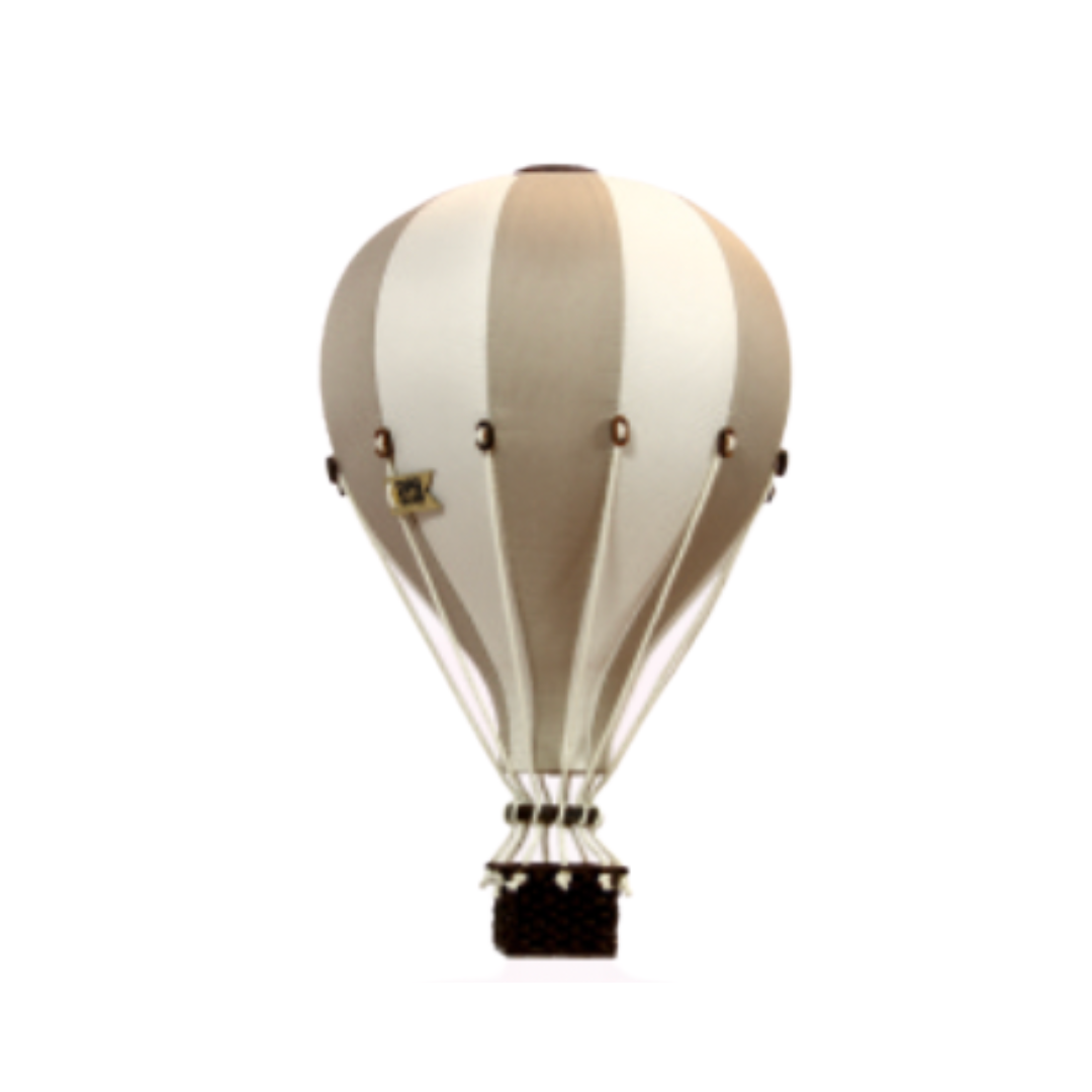 Gold and Beige Decorative Hot Air Balloon