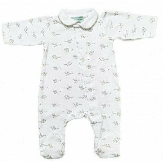 Grey Mouse Cotton Onesie by Magnet Mouse - The Baby Cot Shop, Chelsea
