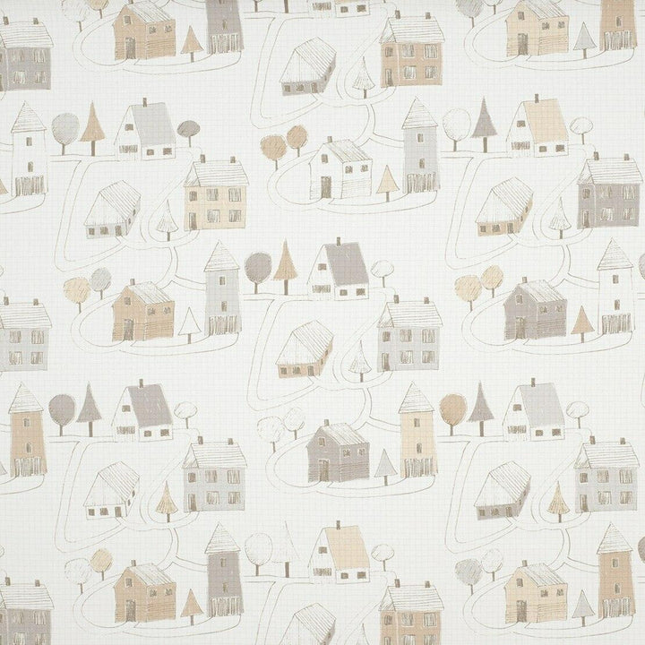 Happy Dreams Small Village Fabric (3 Colours)