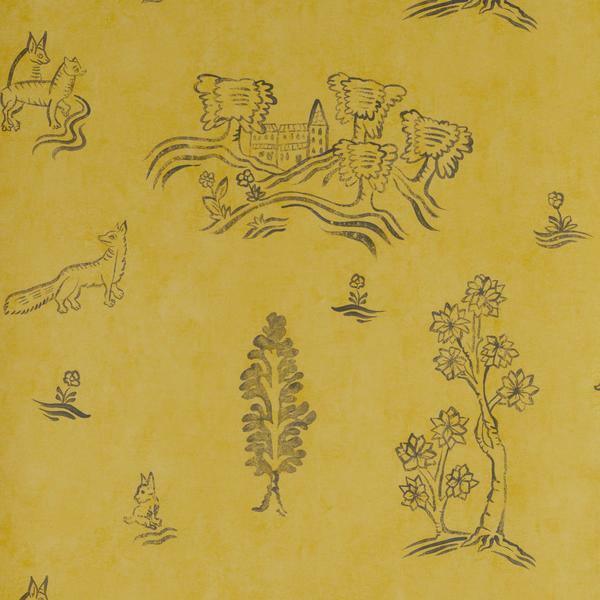 Wychwood Provencal Yellow Wallpaper