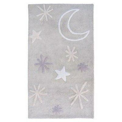 Luna Grey Washable Cotton Rug