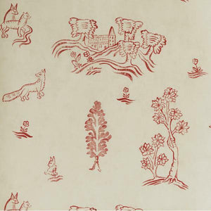 Wychwood Huntsman Red Wallpaper
